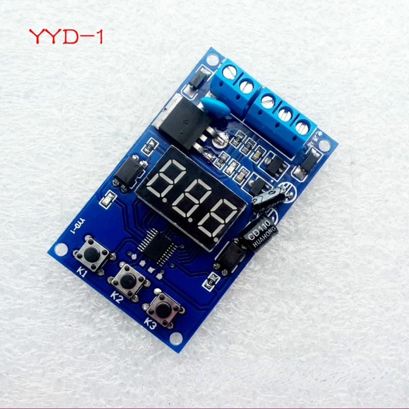 

YYD-1 Field Effect Tube Module Timing Cycle Intermittent Trigger Signal Pulse DC DC12V 24V Universal