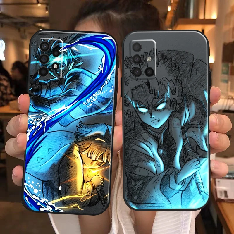 

Demon Slayer Agatsuma Zenitsu Phone Case For Samsung Galaxy A31 A32 A41 A42 A50 A51 A52 A71 A72 M30 M31 M51 M52 5G Shell