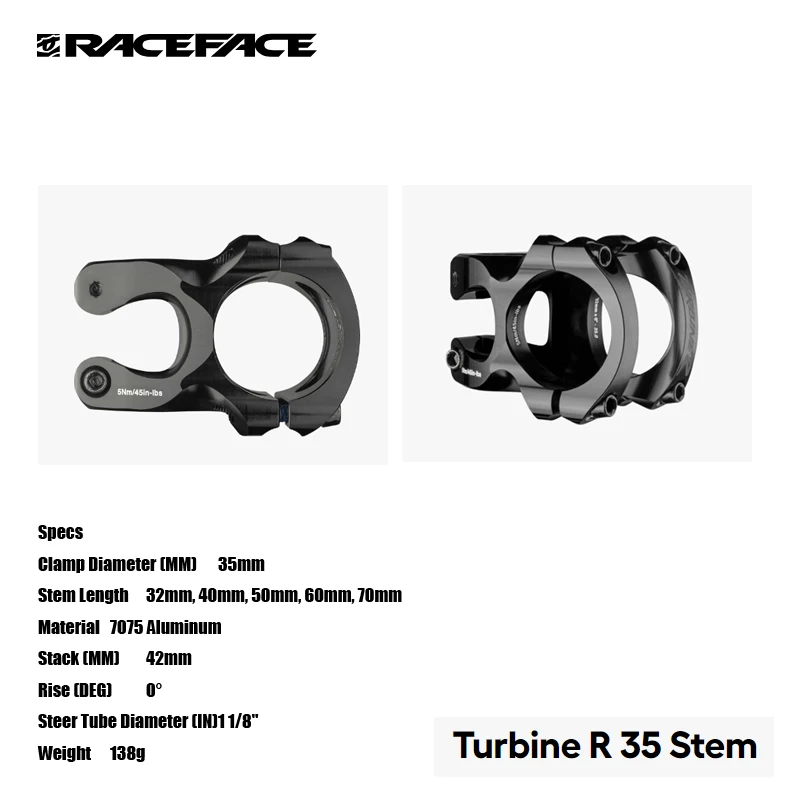 RACEFACE Turbine R 35 Stem King Of The Mountain 35mm Clamp D