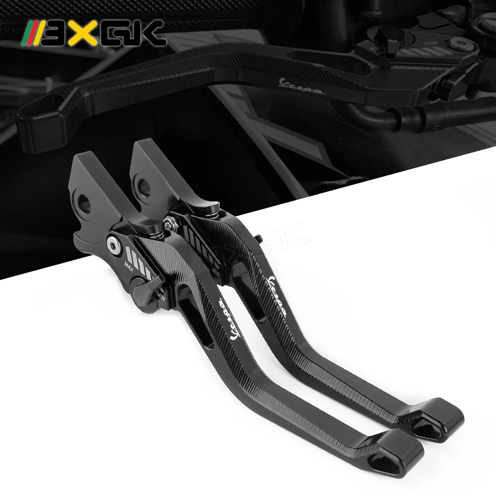 

For Vespa GTS 300 125 250 GTS300 GTS250 Motorcycle CNC Aluminum Adjustable Brake Clutch Lever Accessories