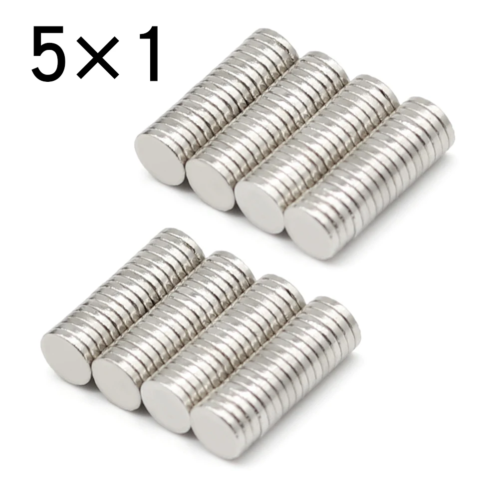 

5x1MM Round Mini Magnetic Piece Fixed Magnet NdFeB Neodymium Magnet N35 Super Strong Small Magnet Magnetic Block Wholesale