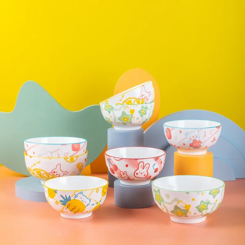 

Fruit pet rice bowl home creative personality cartoon dishes