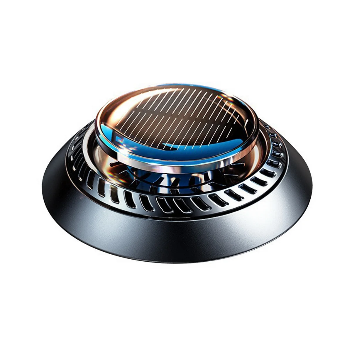 

Solar Car Air Fresheners Relieve Stress Keep Alert Car Essential Oil Diffuser for Family Vehicle Vacation