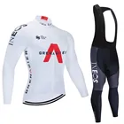 2022 зимняя одежда для велоспорта Ineos Grenadiers команды, одежда с длинным рукавом, комплект трикотажных изделий для верховой езды, термальная флисовая одежда для велоспорта