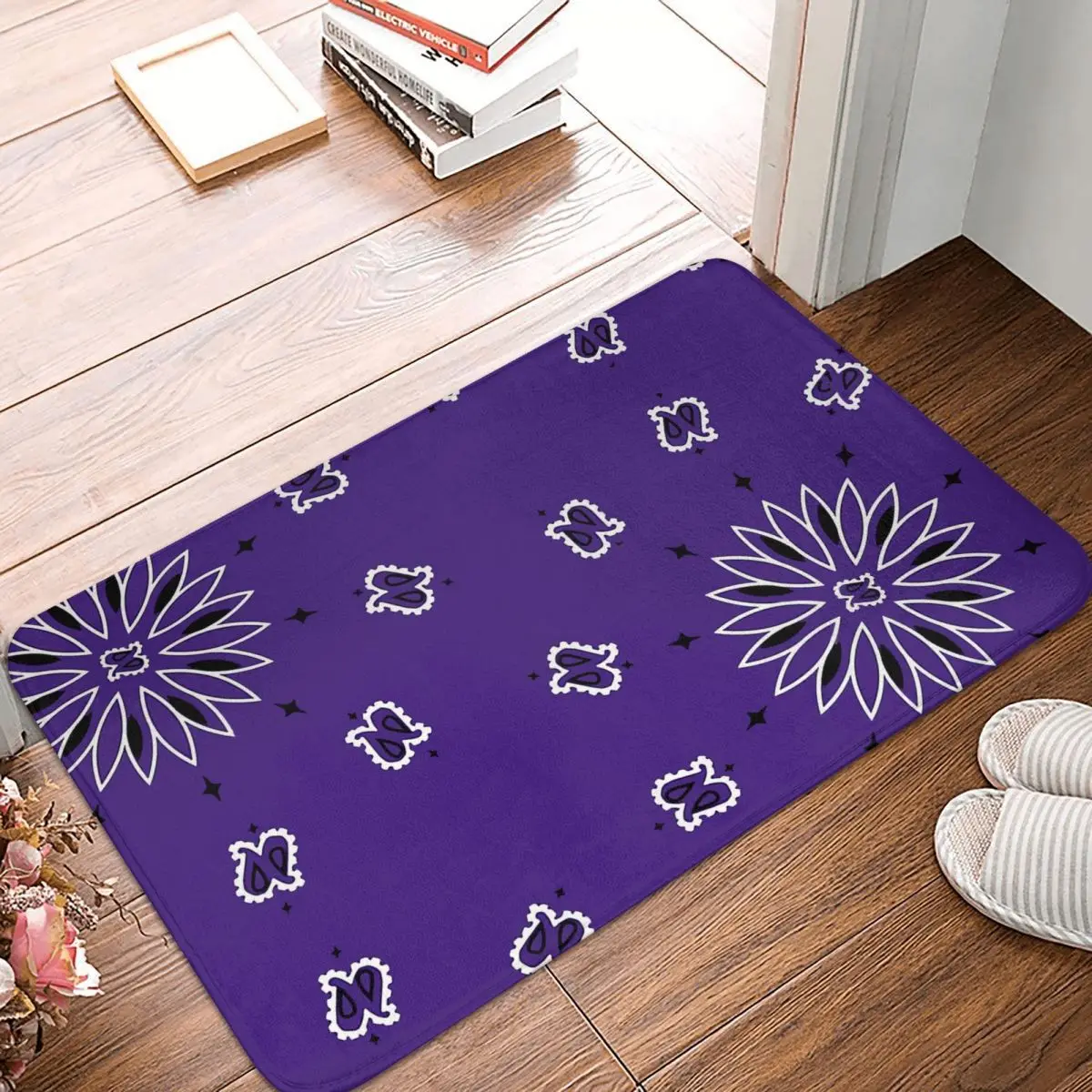 

Michael Scott The Office Anti-Slip Doormat Bath Mat Prison Mike Bandana Pattern Balcony Carpet Welcome Rug Indoor Decorative