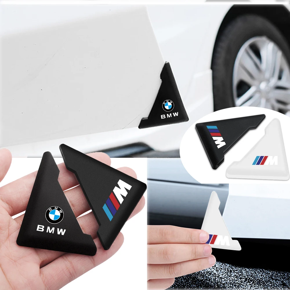 2 шт. наклейки на дверные углы автомобиля BMW M Performance M3 M5 M6 F01 F20 F10 F13 F15 F30