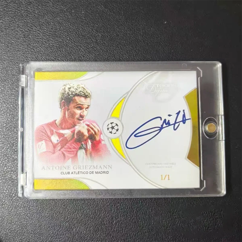 Фото DIY Оригинальная подпись Atletico Madrid Mbappe Real Madrid Legend Zidane Alvarez Signature Печатная подпись Самодельная карта №5