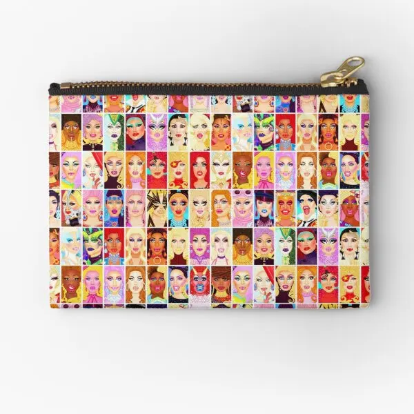

Drag Queen Royalty Zipper Pouches Pure Coin Underwear Men Key Small Money Pocket Packaging Cosmetic Wallet Women Socks Bag