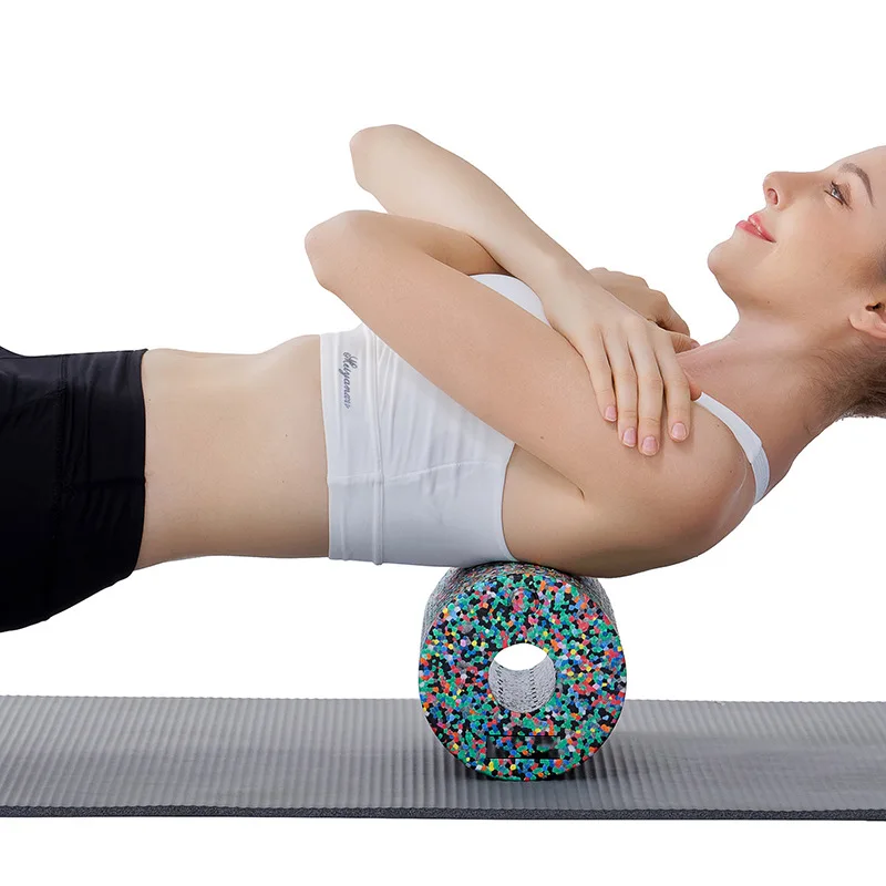 Массажный Камуфляжный валик для пилатеса пенопластовый высокой плотности йоги