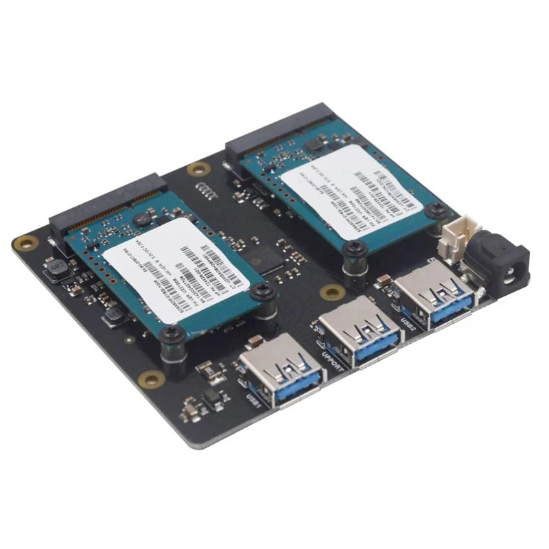 

Двойная Плата расширения для M SSD для Raspberry Pi Series X852 DC5.1V 4A USB3.