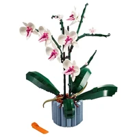 moc orchid succulents flower bouquet 608pcs building blocks city romantic kit friends diy assembly bricks toys for girls gift