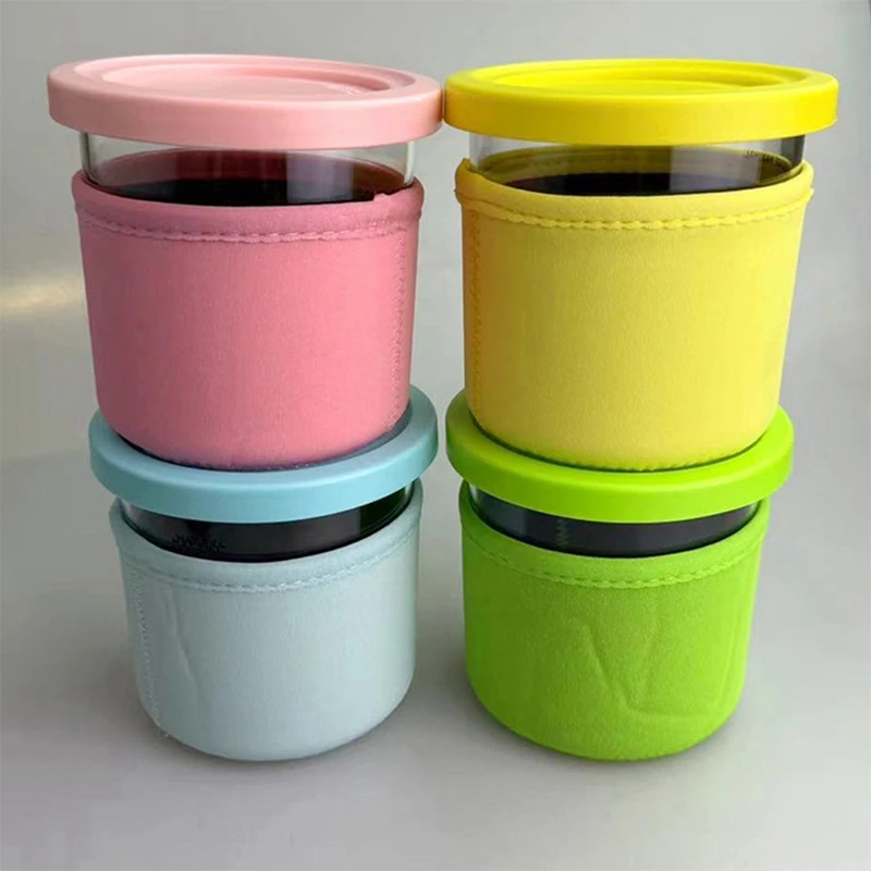 Упаковка из 4 неопреновых рукавов для мороженого 16 унций ниндзя Creami Deluxe