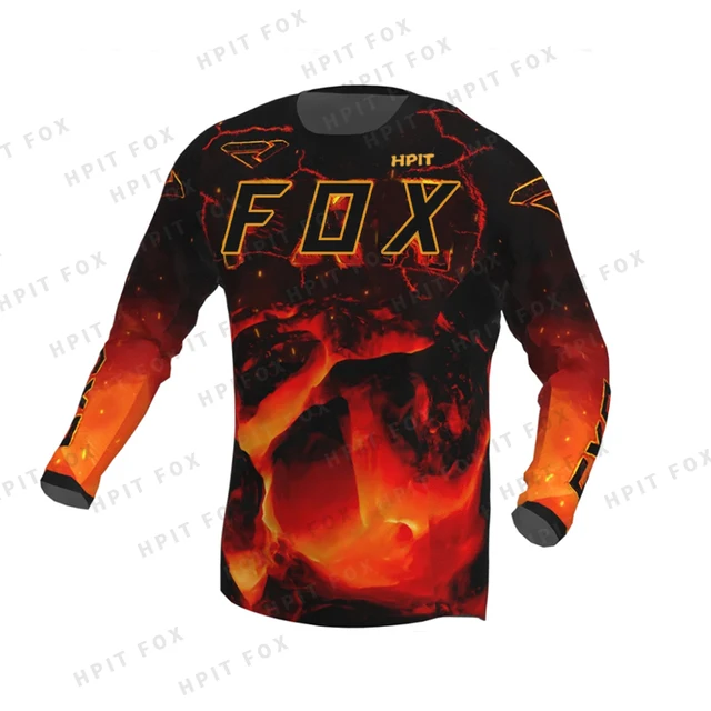 Hpit Fox-camisetas De Motocross Para Hombre, Ropa Deportiva Para Bicicleta De Montaña,...