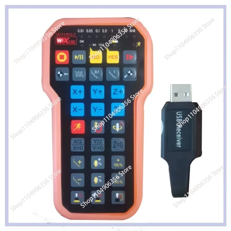 Фото Беспроводной USB-пульт дистанционного управления NC Studio, контроллер Weihong DSP для станков с ЧПУ для гравировки и резки XHC WHB02 NEWCARVE №3