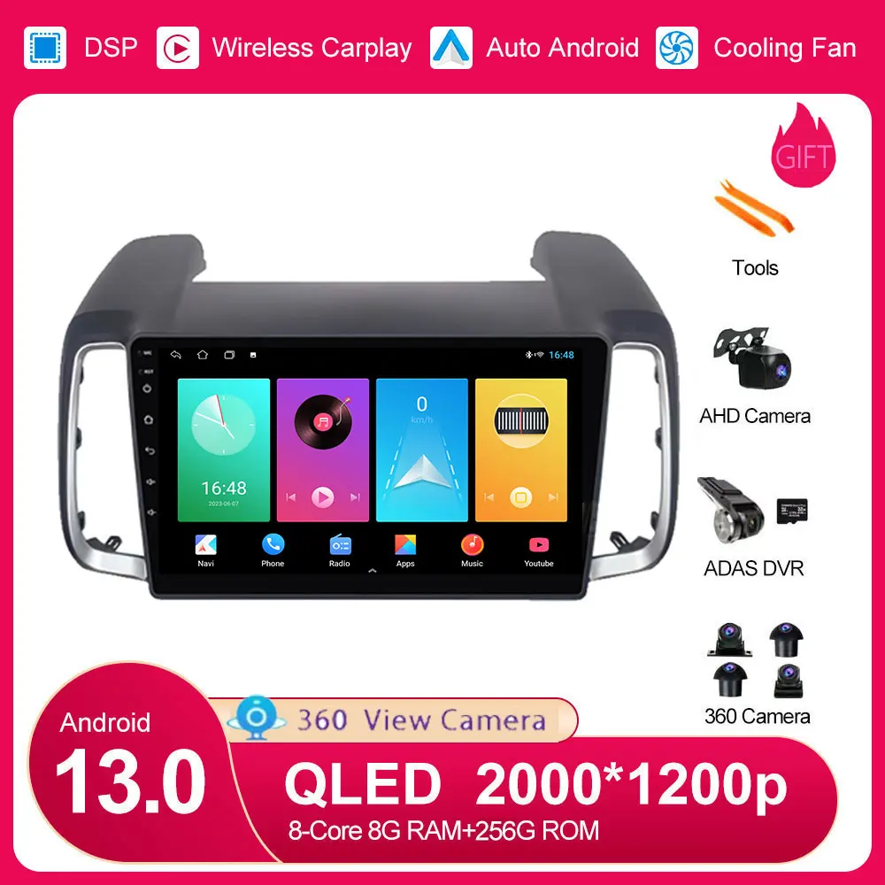 

Автомагнитола на Android 13, мультимедийный видеоплеер для Hyundai IX35 Tucson 3 2015-2018, GPS-навигация, беспроводная стереосистема CarPlay