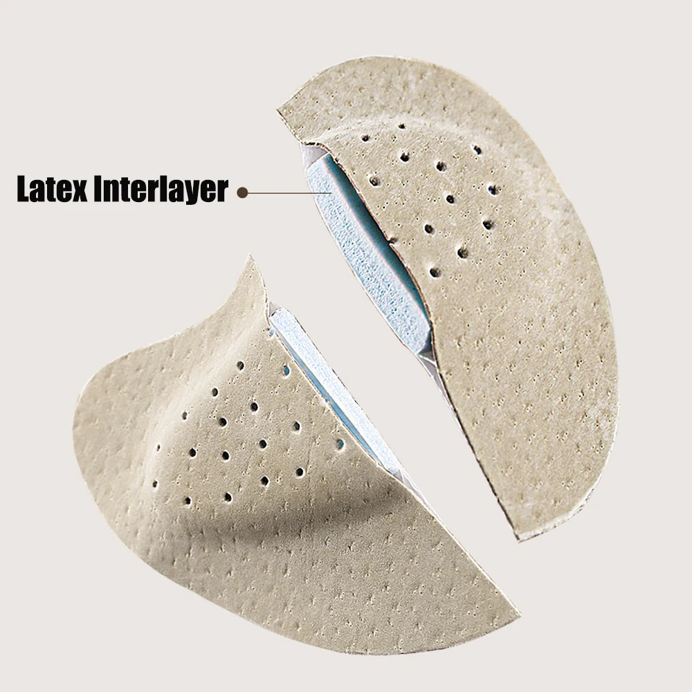 Forefoot Cushion Pads for Women Sandals High Heels Insert Leather Non-slip Insoles for Shoes Adhesive Sticker Anti Slip Foot Pad