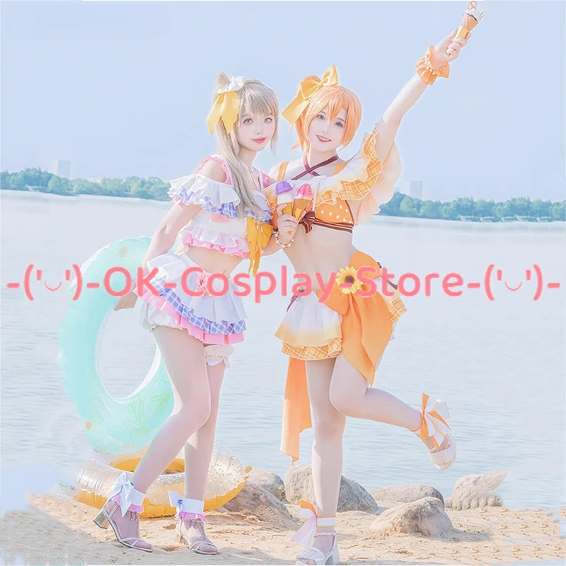 LoveLive купальник Kousaka Honoka Minami kotory Sonoda Umi Ayase Eli косплей костюм сексуальный женский