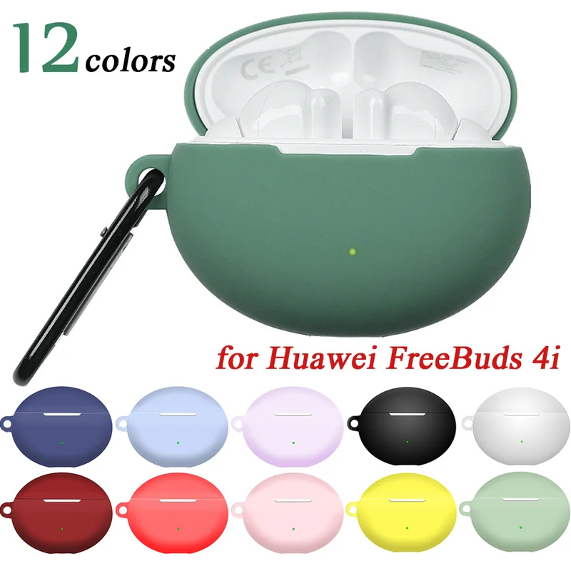 Copertura Di Protezione Per Auricolari Per Huawei Freebuds 4I Auricolare Silicone Guscio Protettivo Anti-Perso Auricolari Casi Per Freebuds4I