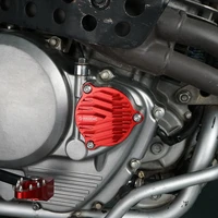 nicecnc for honda xr650l 1993 2022 motorcycle oil filter cover protector with o ring heat sink design 6061 t6 billet aluminum
