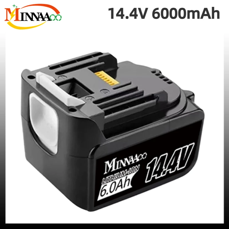 

14.4V 6000mAh drill battery for Makita BL1430 Rechargeable Li-Ion Replacement LXT200 BL1415 194558-0 194559-8 194066-1