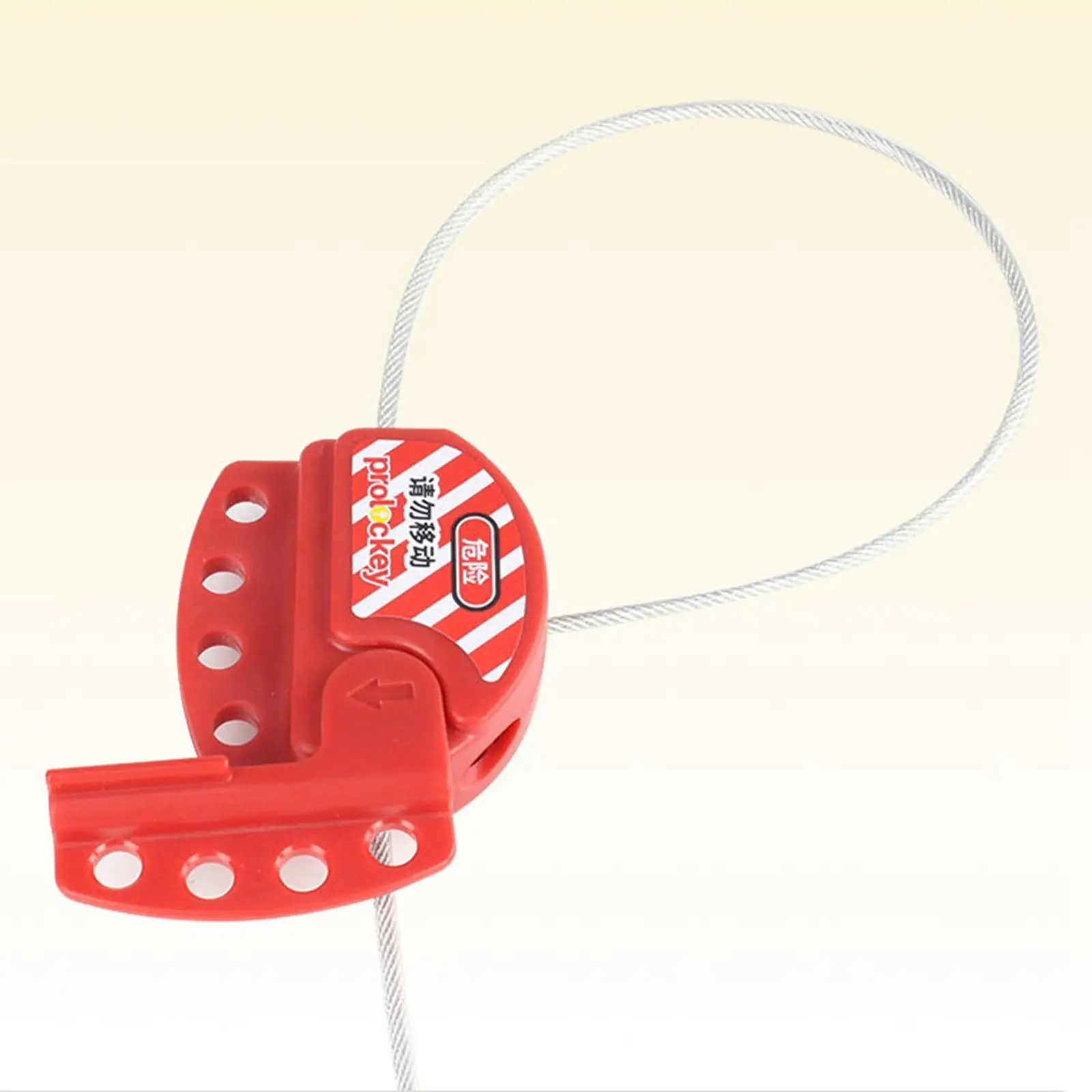 Регулируемый кабель с виниловым покрытием из стали 6.5ft четыре замка замком для