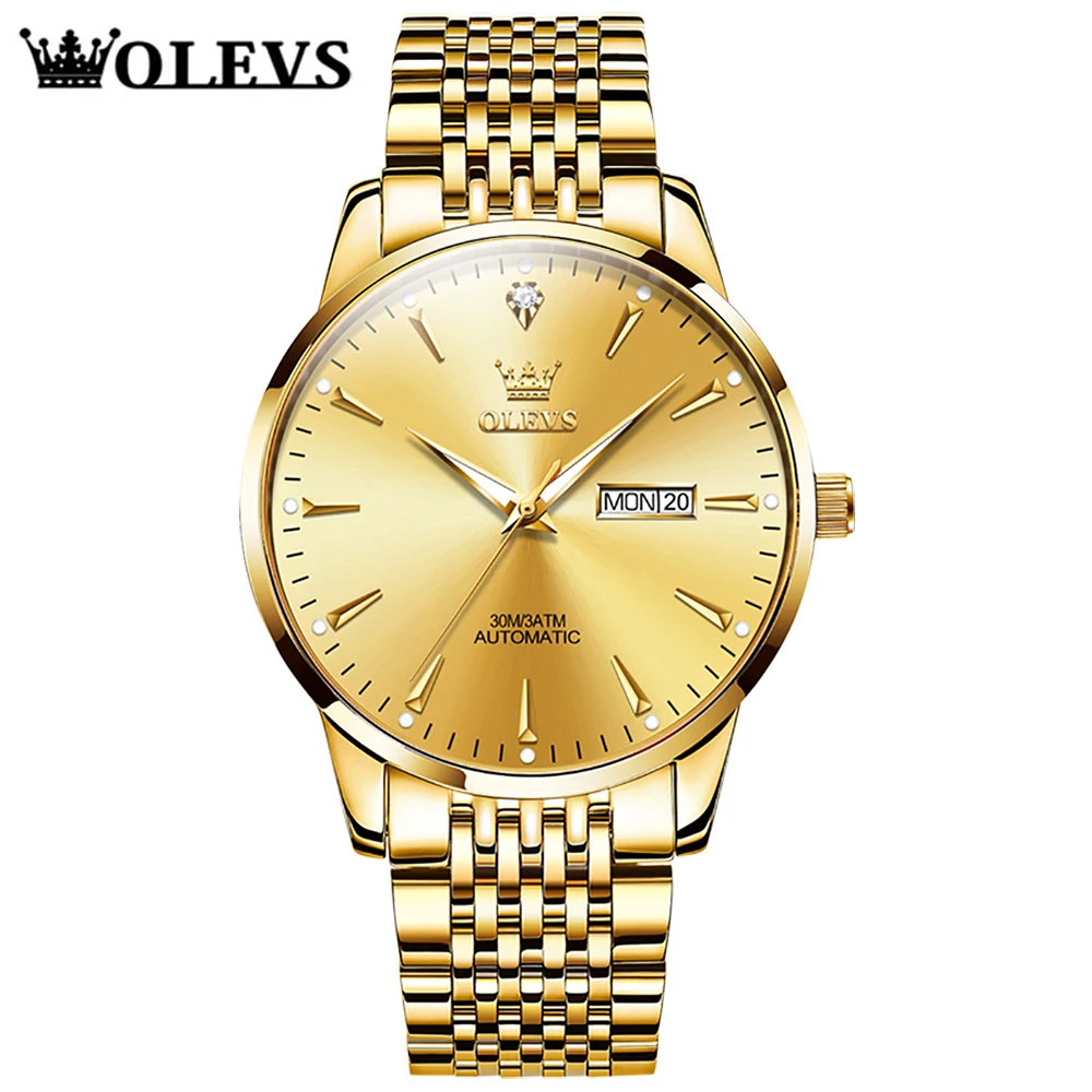 Часы мужские механические водонепроницаемые до 30 м | Наручные часы