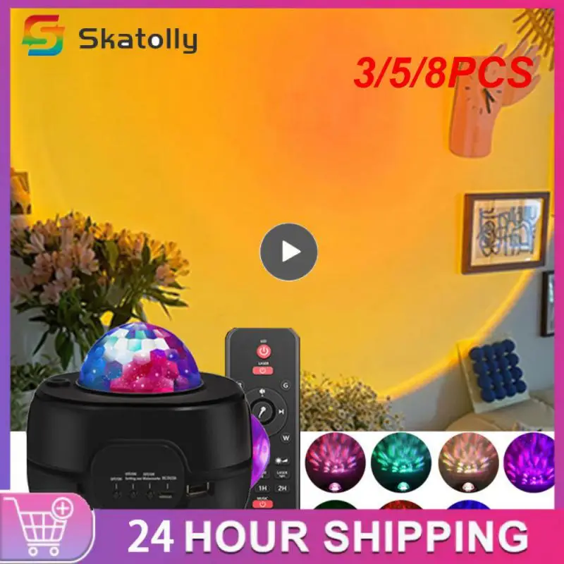 

3/5/8 шт., разноцветные декоративные лампы для фотографий