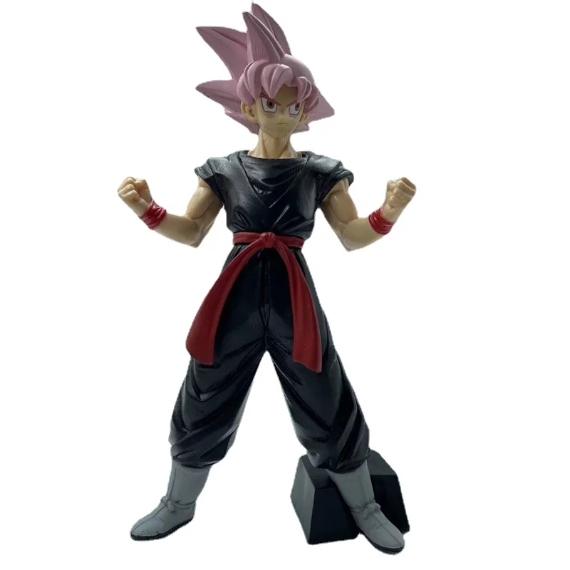 

NEW Dragon Ball Super Saiyan Red Hair Son Goku figure Toys PVC Standing Posture Decoration Action Figure Model Gift 24cm