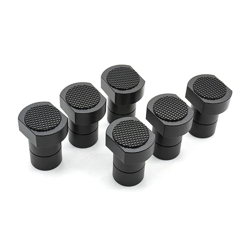 

6 Pack Bench Dog Clamp Woodworking Accessories For 3/4 Inch Workbench Dog Hole With Non-Slip Pad (19Mm)