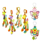 Новое поступление, мягкий жираф, животные, наручные колокольчики, плюшевая погремушка, ручка для развития младенцев, игрушки для младенцев, горячая распродажа