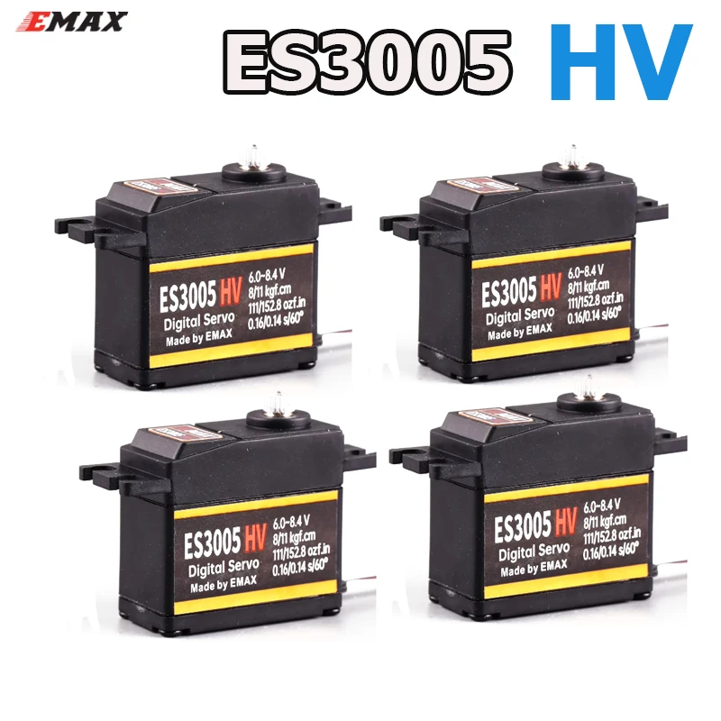 EMAX ES3005 HV ES3005HV Универсальный высоковольтный цифровой сервопривод с металлической