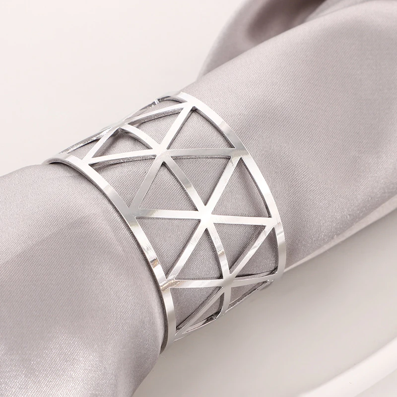 

Napkin Rings Wedding Decoration Ring Table Decoration Accessories Napkin Party Supplies1 Pack (10 PCS) Creative Napkin Ring