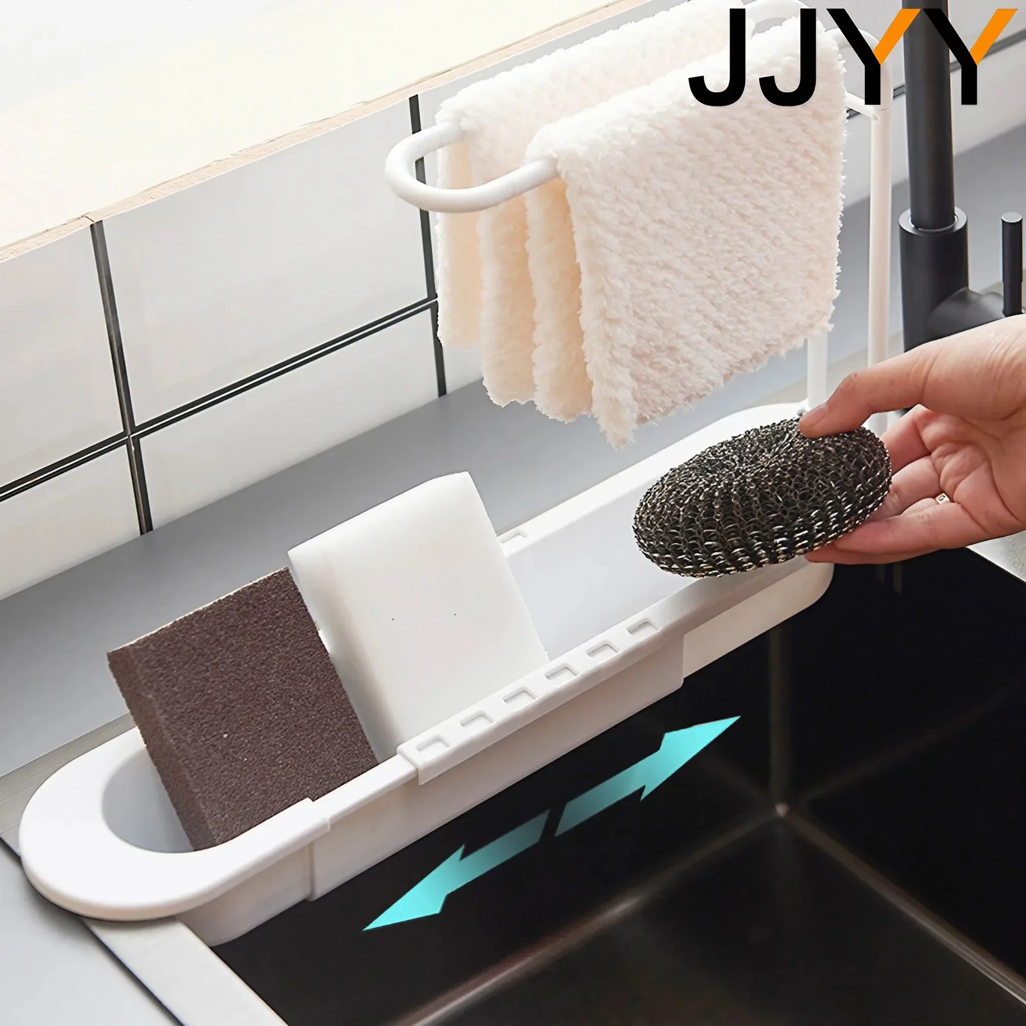 Телескопическая Подставка Для Раковины Jjyy С Самоклеящимся Держателем Кухонной