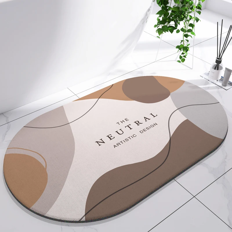 

Грязевой супер впитывающий коврик для ванной с диатомом Быстросохнущий коврик для ванной нескользящие резиновые коврики для ног коврик для туалета входной двери коврик для душа
