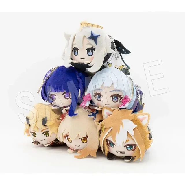 8 см аниме Genshin Impact Raiden Shogun Thoma Yoimiya кукла подвеска плюшевый Dango косплей брелок