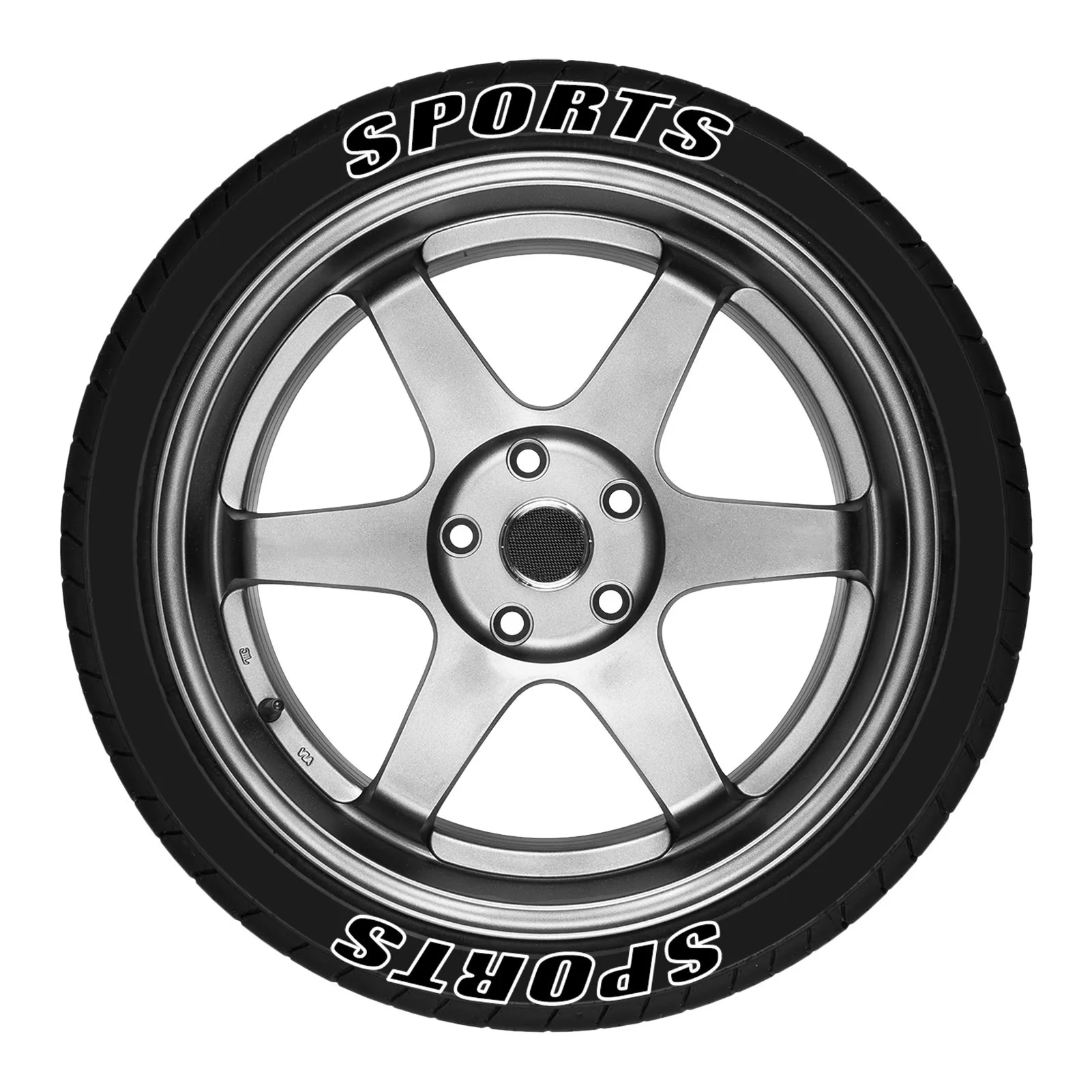 

Letter Decals For Car 8 Pcs Car Wheel Lettering Decals 3D Car SPEED Decals Set Automotive Decals Letter Decals For Cars