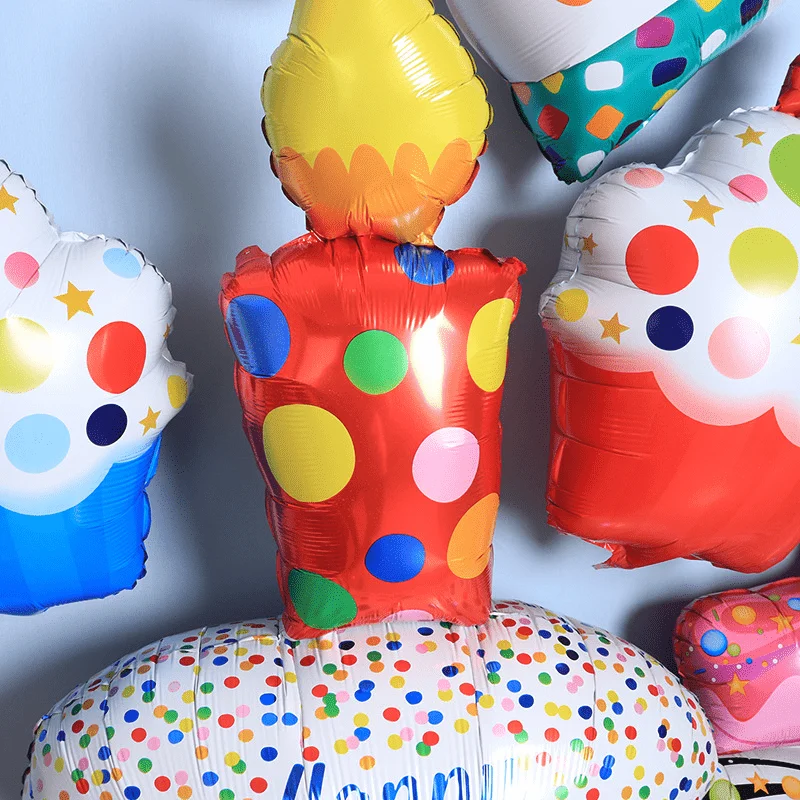 Очень большой алюминиевый декоративный шар в полоску 50 дюймов