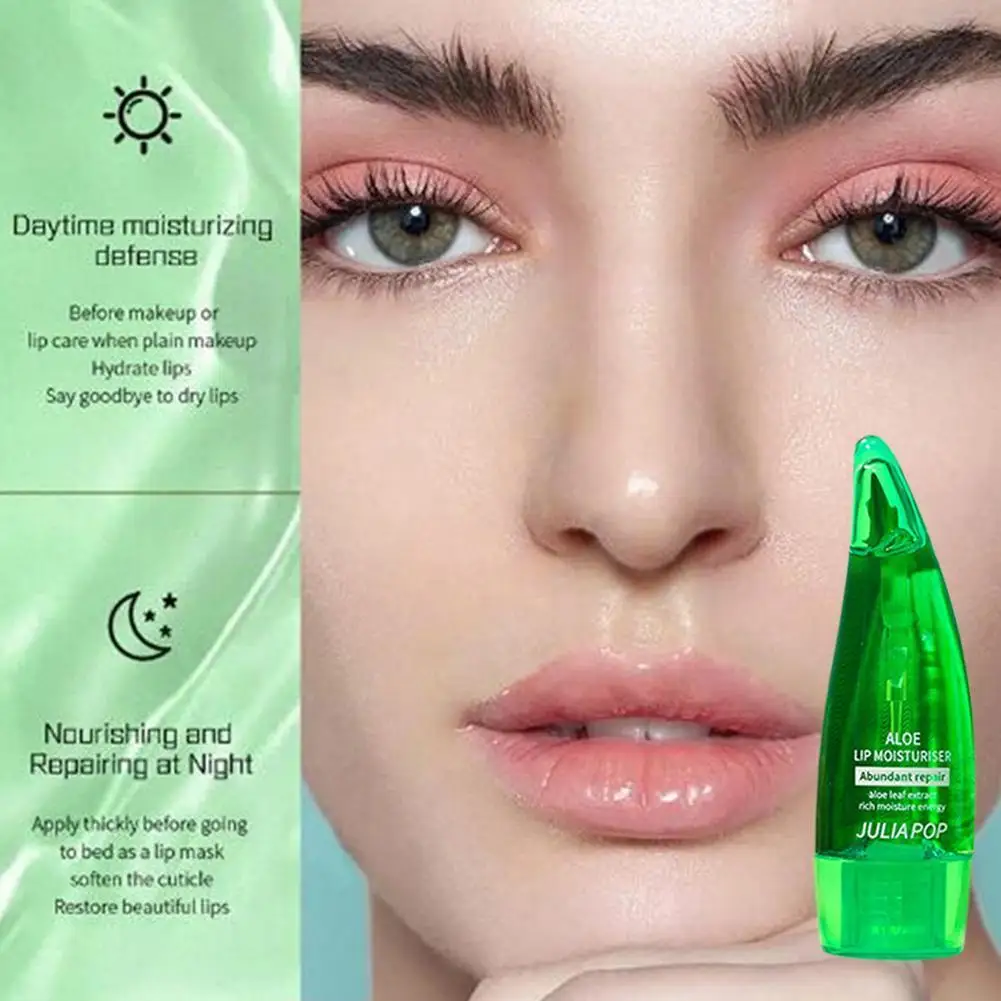 

Aloe Vera Lip Essence Oil Relieves Dryness Moisturizing Moisturizing Gloss Cute Gloss Film Lip Lip Care Moisturizing Lip Li J6O5