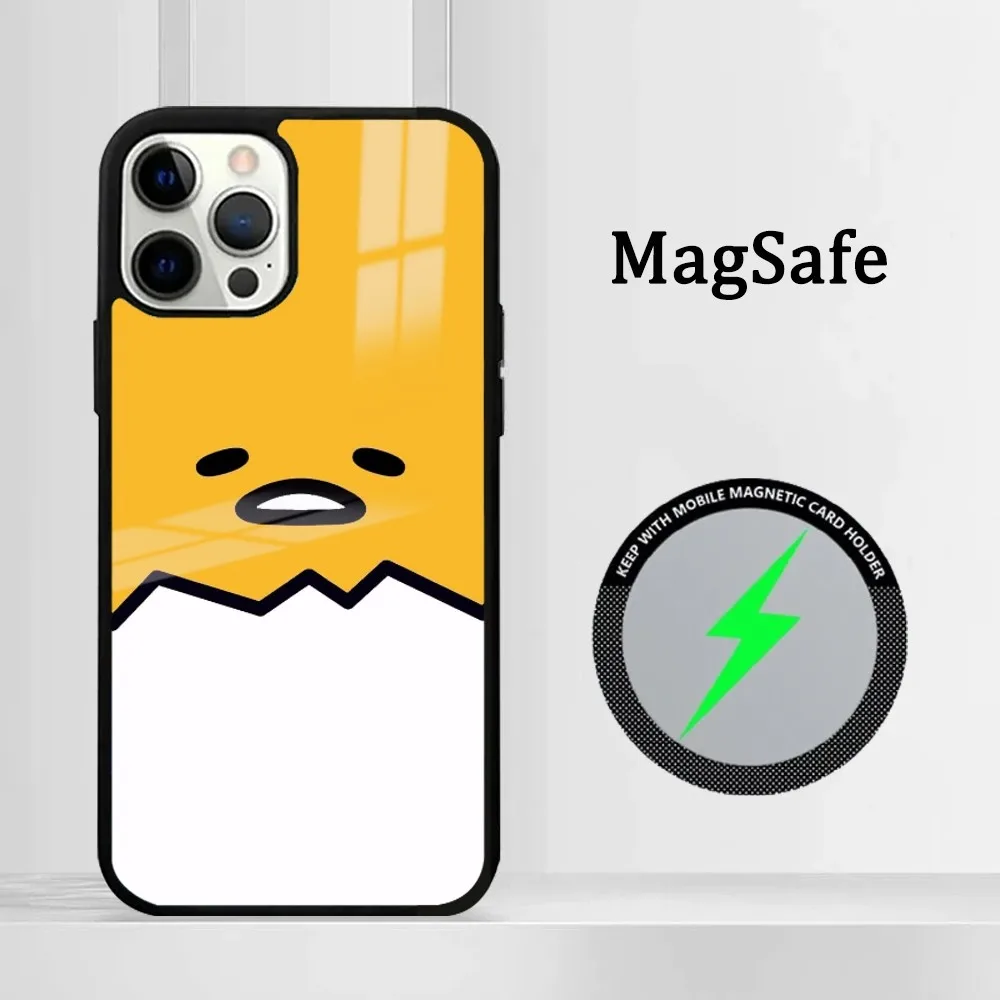 G-Gudetama Чехол для телефона с забавным мультяшным рисунком IPhone 16 15 14 13 12 11 Pro Max Plus Mini