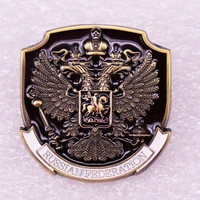 state emblem of the russian federation fashionable creative cartoon brooch lovely enamel badge clothing accessories