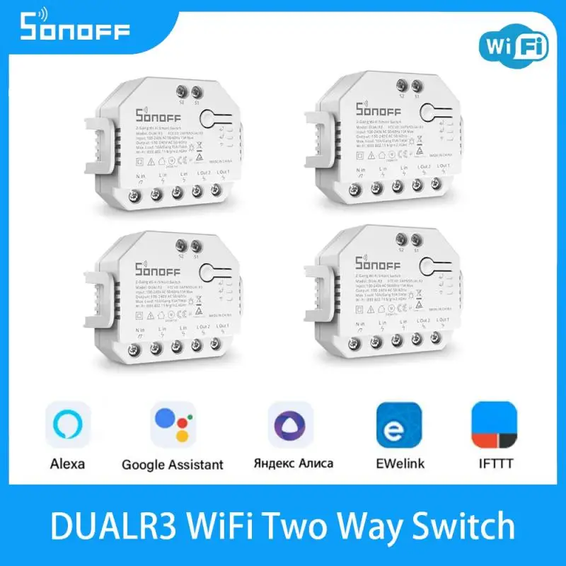 Двухканальный релейный модуль SONOFF DUAL R3