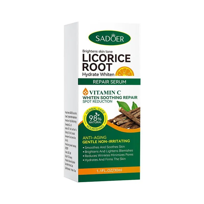 Увлажняющая отбеливающая восстанавливающая эссенция из солодки VC 30 мл