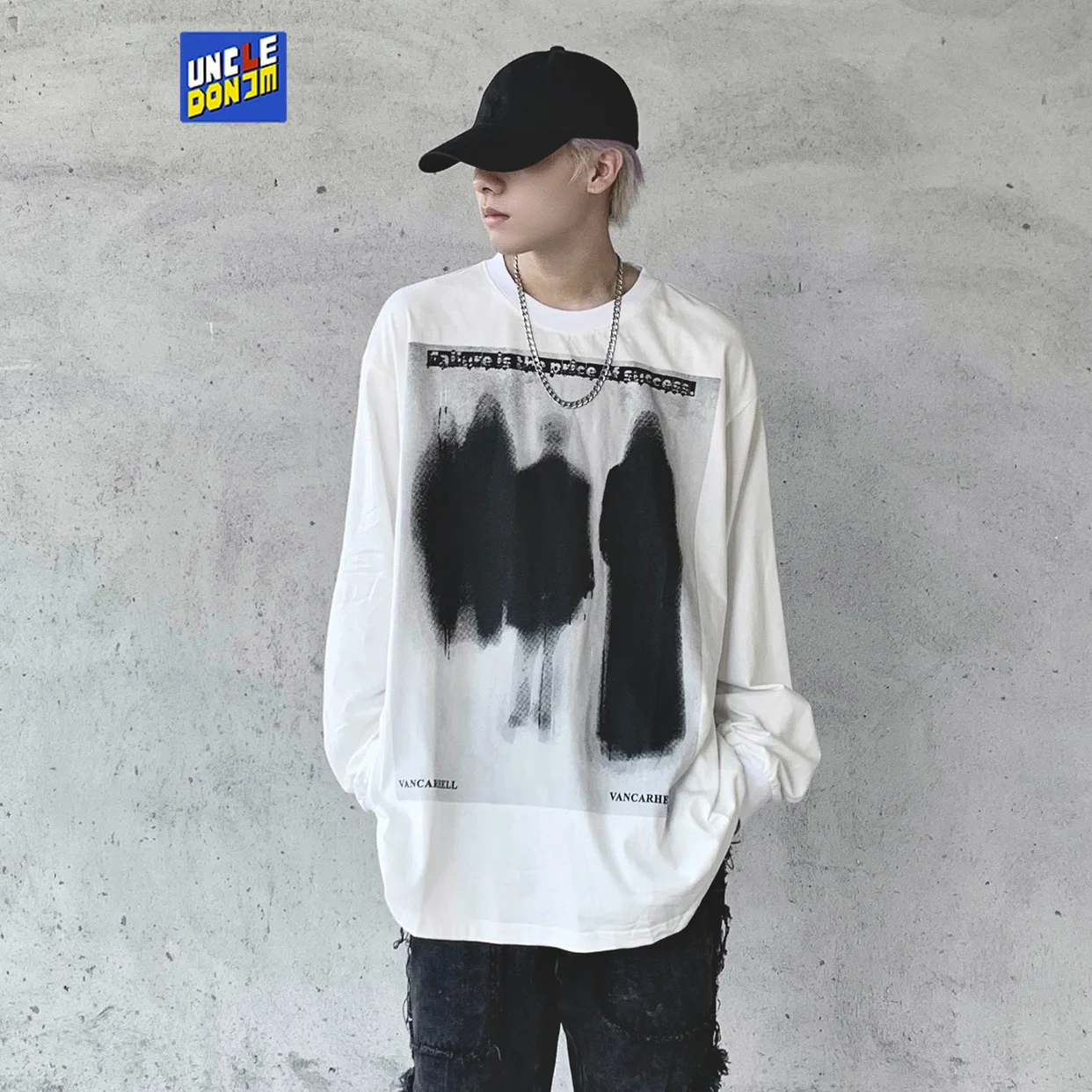 

UNCLEDONJM graphic t shirts woman tshirts men clothing street wear Tops Tees new arrival 2021 high street mens t shirts