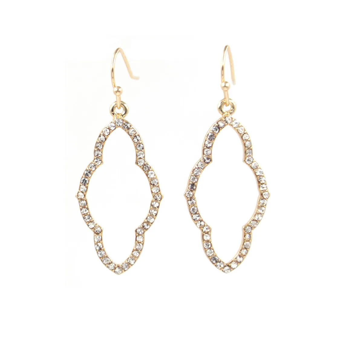 

Crystal Hollow Out Water Drop Earrings for Women