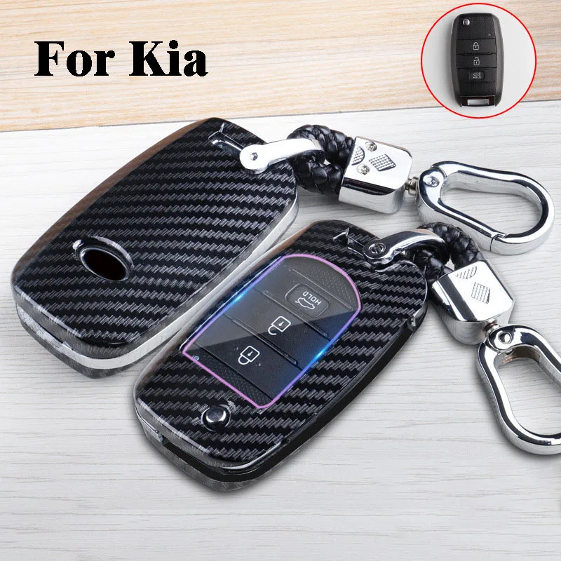 

ABS Car Key Case Cover For KIA RIO3 K2 K3 K4 K5 QL Sportege4 Sid Soul Picanto Optima Ceed Sorento Forte Stinger Cerato 2017 2018
