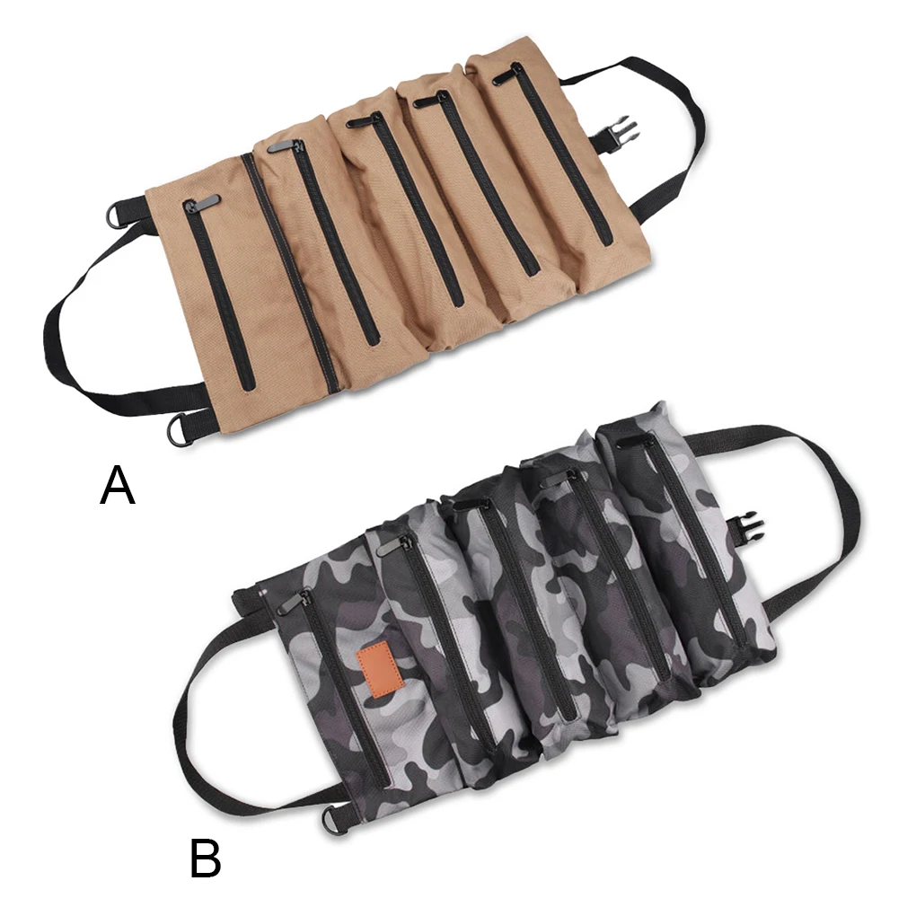 

Foldable Wrench Tool with Zipper Oxford Organizer Bag Screwdriver Storage