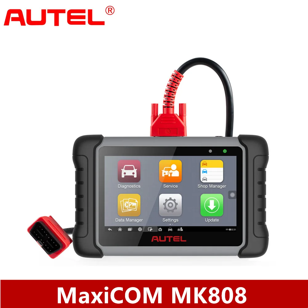 Autel MaxiCOM MK808 MK808Z полносистемный диагностический планшет, новый, добавление активного теста, может работать с Autel MaxiVideo MV108