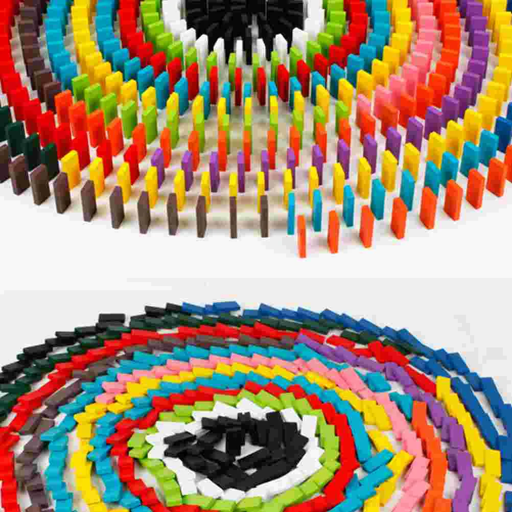 240 шт. детский Деревянный конструктор домино