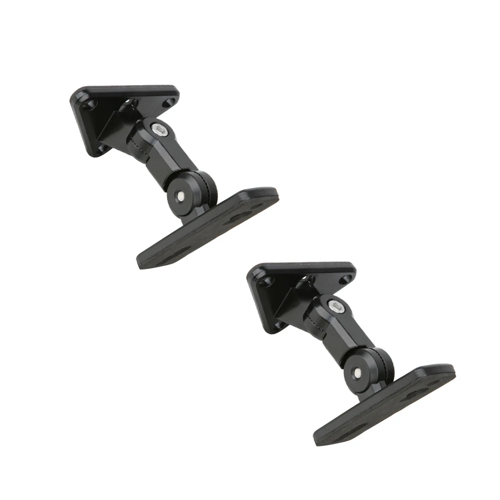 

1 пара креплений для динамиков из нержавеющей стали, антикоррозийная универсальная домашняя стойка на 180 градусов