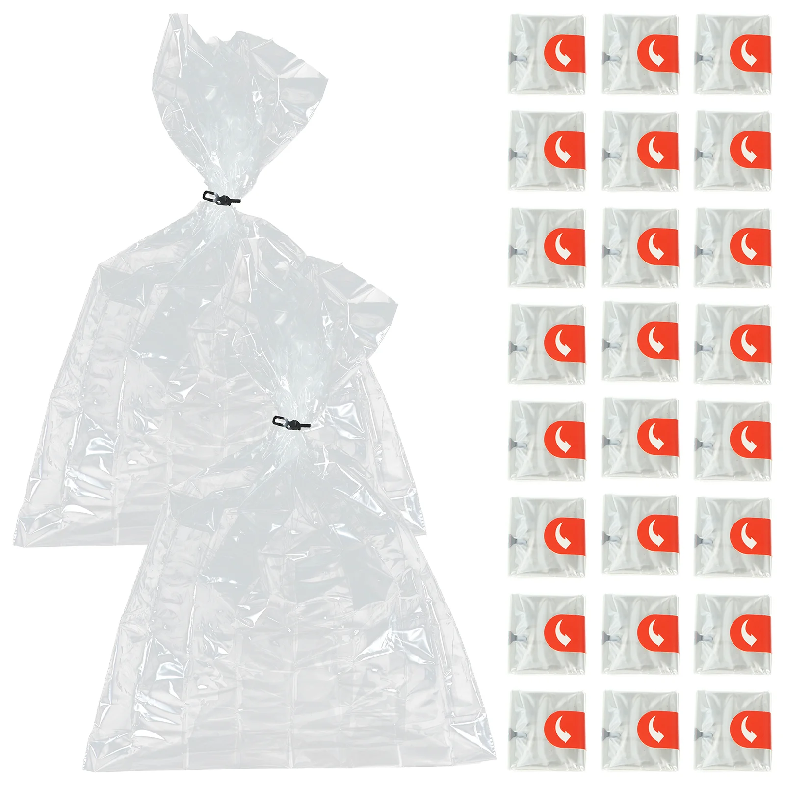 

Ganazono Clear Storage Bags Clear Wrapping Bags Oven Bags Turkey Roasting Bag 50Pcs Large Pet Oven Cooking Roasting Bag Chicken